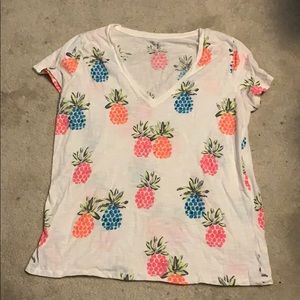White Pineapple Tshirt